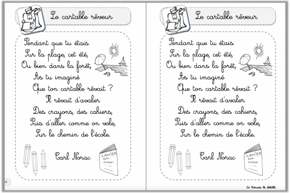 poésie CP - La trousse de Sobelle
