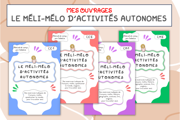 Le Méli-Mélo d'activités autonomes CE1 - La trousse de Sobelle