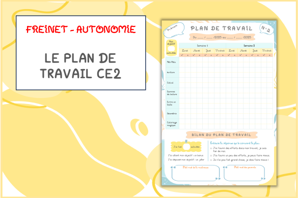 Plan de travail - La trousse de Sobelle