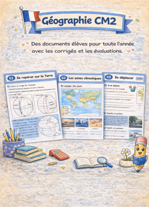 Toutes mes fiches de géographie CM2