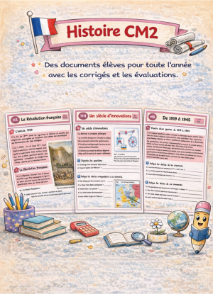 Toutes mes fiches d'Histoire CM2