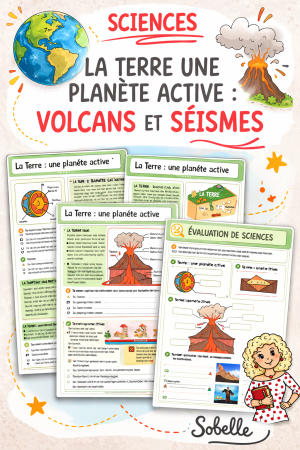 Sciences CM1 CM2 : Volcans et séismes