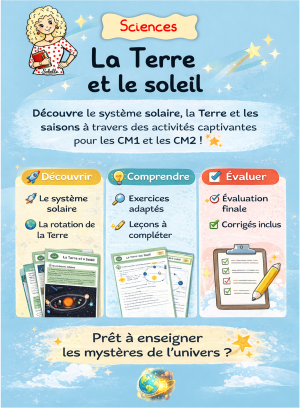 Sciences CM1 CM2 : La Terre et le soleil