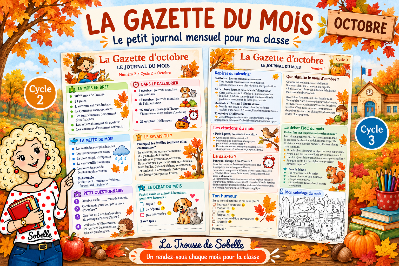 Les Gazettes du mois - La trousse de Sobelle