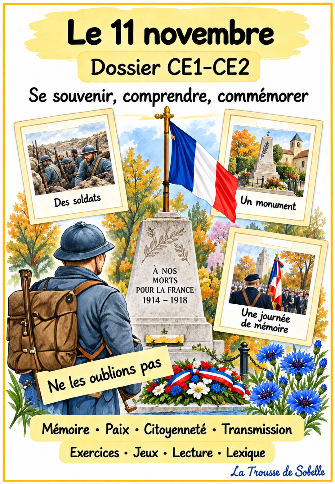 Le 11 novembre CE1 CE2 1 Le 11 novembre CE1 CE2