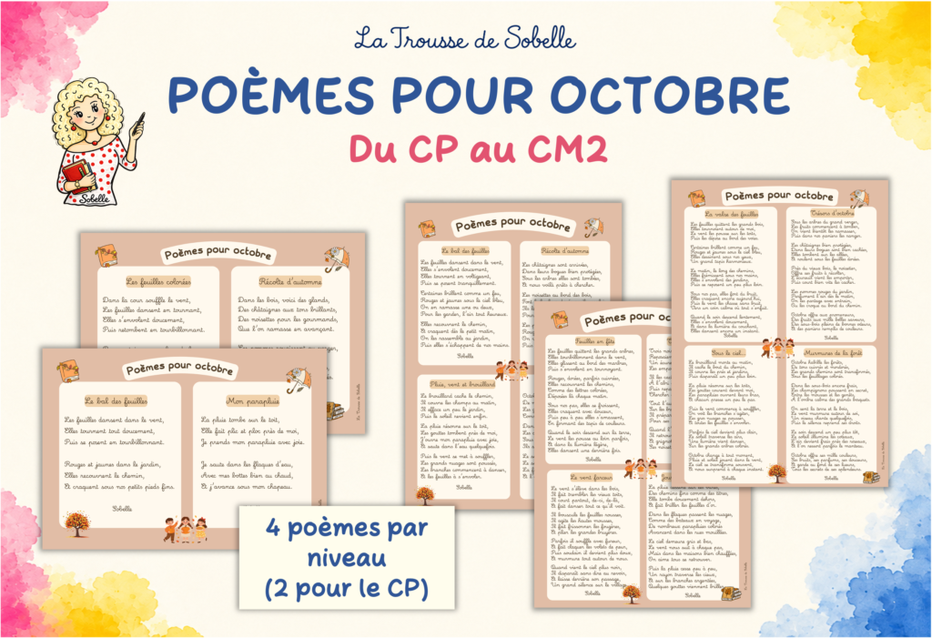 Poèmes pour octobre du CP au CM2